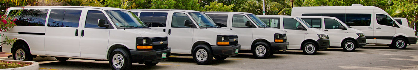 Cancun Airport Transfers Fleet